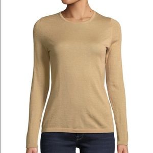 Neiman Marcus Cashmere Crewneck Sweater